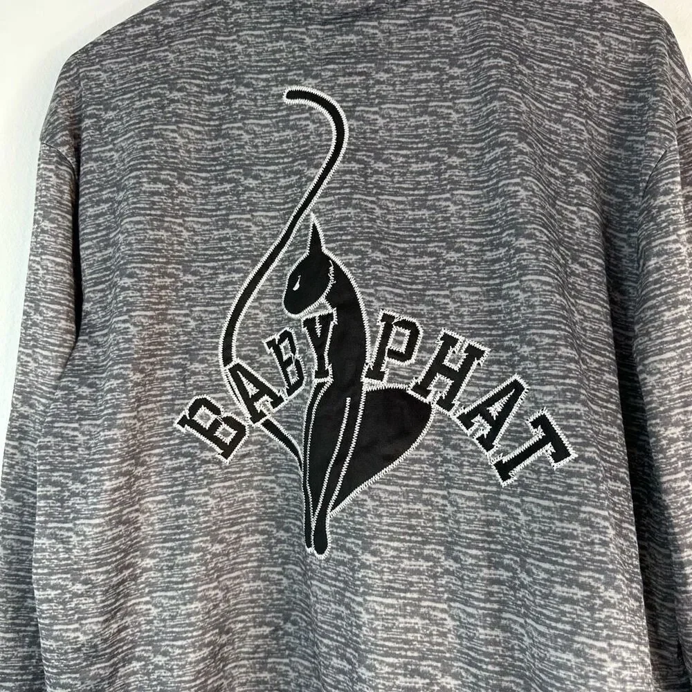 Baby Phat Y2K Logo Embroidered Athleisure Jacket Womens 3X Full Zip w Pockets - Picture 4 of 9